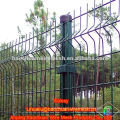 Green pvc coated garden border fence